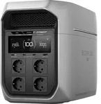 ECOFLOW Delta 3 Max Plus - Portable Powerstation - Schwarz/Grau