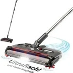 CLEANmaxx Akkubesen mit LED-Beleuchtung - Grau
