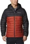 Columbia Steppjacke Powder LiteTM Hooded Jacket - Schwarz/Dunkelblau - XXL