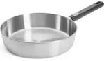 Woll, Logic Steel Hochrandpfanne, &Oslash; 28 cm, 7 cm hoch, 3,7 Liter, mit abnehmbarem