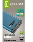 Cellularline Fast PD 10000 Tragbares Fast PD Ladeger&auml;t 10000mAh ​, 10000 mAh,
