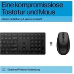 HP 655 - Tastatur-und-Maus-Set - 100% - full size - kabellos - 2.4 GHz - Deutsch -