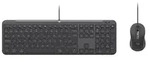 Logitech 920-013349, Kabelgebunden, USB, Scherenschalter, QWERTY, Graphit, Maus