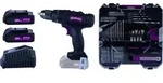 Gomag Akku-Schlagbohrschrauber-Set GO-CSK74/2 20 V Mobile Werkstatt 2 Akkus &