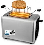MEDION Toaster 2 Scheiben mit Br&ouml;tchenaufsatz (7 Br&auml;unungsstufen, 5