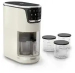 Tefal Dolci IG602AE0, Traditionelle Eismaschine, 1,4 l, 1 Becken, Wei&szlig;, Rise,