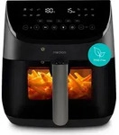 MEDION Airfryer XXL 6.6 L - Hei&szlig;luftfritteuse mit Fleischthermometer, leiser