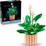 LEGO Botanicals Friedenslilie - Kunstblumen Set mit Zimmerpflanzen f&uuml;r...