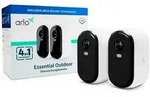 Arlo Essential Outdoor &Uuml;berwachungskamera, 2er Set, IP-Sicherheitskamera, Innen &