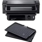 Braun MultiGrill 5, Schwarz, Edelstahl, Rechteckig, Tasten, Drehregler,