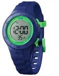 Ice-Watch 021006 ICE digit Dino XS Uhr Junge Kinder Datum Alarm blau - Dunkelblau