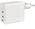 Xtrememac, Netzladeger&auml;t 65W mit 2 USB-C Power Delivery, Wei&szlig; - Wei&szlig;