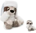 NICI Kuscheltier Faultier Izzy Icetumbler mit M&uuml;tze 35cm - beige - Weiches