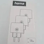 Hama WLAN Steckdose Smart Home Ger&auml;te 3er Pack Matter Steuerung Energie sparen