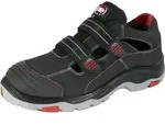 Arbeitsschuhe BSNred moderne S1P Sandalen schwarz/rot 41 - Schwarz - 41