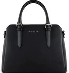 bugatti Handtasche Schultertasche Ella Hand Bag Black Saffiano schwarz - Schwarz