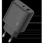 Samsung C&T 45W 2-Port Ladeger&auml;t universal, schwarz
