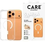 PanzerGlass CARETM by &reg; Samba Case Transparent m. Wei&szlig; MagSafe iPhone 17 Pro Max,