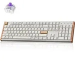Keychron K10 HE Kabellose Mechanische Tastatur, ANSI US, Special Edition / White /