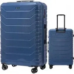 WINGS Gro&szlig;e Reisegep&auml;ck XXL Koffer TSA Blau | 100% Polycarbonat Crafterei
