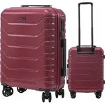 WINGS Kabinentrolley 54cm Crake Rot TSA-Schloss 360&deg; Rollen - Rot