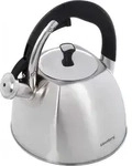 Klausberg 2,2L Kessel Mit Pfeife Kb-7409 - Silber