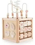 Bieco Motorikw&uuml;rfel Reh Ella nachhaltiges Holz | Spielw&uuml;rfel Baby | Motorikw&uuml;rfel