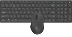 Rapoo 9700M, Volle Gr&ouml;&szlig;e (100%), Kabellos, Bluetooth, QWERTY, Schwarz, Maus