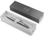 Parker Kugelschreiber IM Writing Rituals Grey Chrome Kuli Gro&szlig;raummine Geschenkbox,
