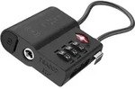 Vorh&auml;ngeschloss mit GPS Tracker Fixed Tag Lock f&uuml;r Find My, Bluetooth 5.2, Schwarz
