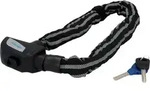 FISCHER Kettenschloss Reflex - L&auml;nge 80 cm, &Oslash; 8 mm - Grau