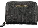 Elegante Damenbrieftasche Schwarz mit Rei&szlig;verschluss und Logo - Schwarz