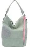 Fritzi aus Preu&szlig;en Handtasche Olga Limited Happy Flocked Hand Bag Soft Salbei