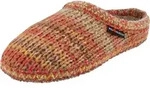 Haflinger Damen Hausschuh Strick Walktoffel aus reiner Schurwolle Tricot&eacute; 612085,