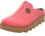Rohde Easy N 35 Clogs Damen Hausschuhe Pantolette Filz 6120 40 rot , Schuhgr&ouml;&szlig;e:43