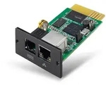 V7 SNMP-Netzwerkkarte f&uuml;r USV, Netzwerk-Management-Karte, Schwarz, Gr&uuml;n, Status,