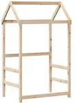 vidaXL Dach f&uuml;r Kinderbett 118x70x176,5 cm Massivholz Kiefer - Braun