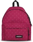 EASTPAK Schulrucksack Rucksack mit Laptopfach Padded Pak'r 24L Dots Wine Silver