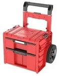 Qbrick System PRO Cart 2.0 Plus Drawer 2 Red Ultra HD Custom mobile Box auf R&auml;dern