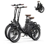 Onesport 20 Zoll Elektrofahrrad Pedelec,E-Klapprad 48V/17Ah,250W Motor,25km/h(2