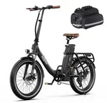 20 Zoll Elektrofahrrad Pedelec,mit MINI Elektrische Luftpumpe E-Klapprad