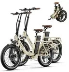 Onesport (2 St&uuml;ck)20 Zoll Elektrofahrrad Pedelec,E-Klapprad 48V/17Ah,250W