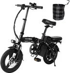 Klapprad Elektrofahrrad e Bike 14 Zoll 250W Shimano Pedelec 10AH E-Bikes Klappr&auml;der