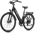 28'' 18Ah Elektrofahrrad E-Bike Pedelec Unisex 7Gang E-MTB E-Citybike, Elektrofahrrad