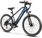 E-Bike 26 Zoll mit App, IP54 Shimano 7S 250W City Elektrofahrrad 36 V 15 Ah 25 km/h