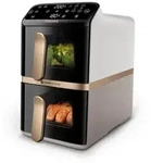 Philips 4000 series Airfryer mit zwei aufeinander gestapelten K&ouml;rben,