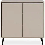 Kommode Sideboard Arona | sand / schwarz - Beige