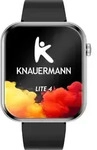 Knauermann Lite 4 (2026) Smartwatch mit GPS & Telefonfunktion - Schwarz