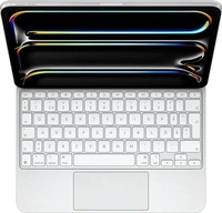 Apple MWR03S/A, APPLE Magic Keyboard for iPad Pro 11 (M4) - Swedish - White Wei&szlig;