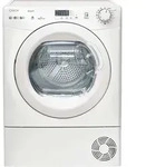 Candy CS EH9N2LE-S, Freistehend, Frontlader, W&auml;rmepumpe, Wei&szlig;, Drehregler,